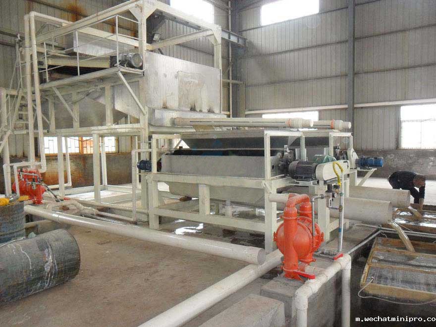 强磁辊式磁选机使用现场